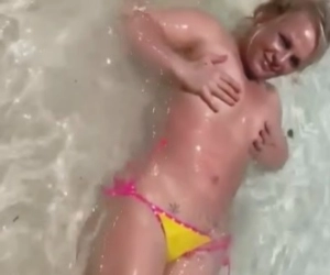 Britney Spears Nude at the Beach Stream