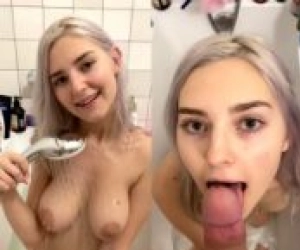 Eva Elfie Shower Leak
