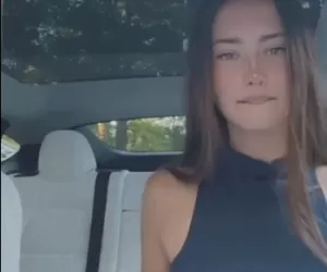[OnlyFans] Cecilia Rose, Cece Rose showing her boobs in the car leaked