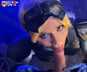 Sweetie Fox Nova from Starcraft cosplayer gives Blowjob and gets fucked by a big dick